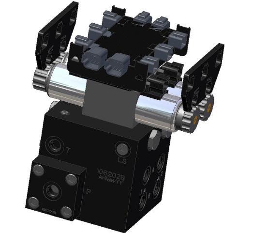 Figure 20: Valve Module Bracket Installation 5. Connect the valve module CANbus to cable C01 from the control module.