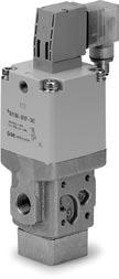eries ow to Order -Port ype xternal pilot solenoid ir operated ote) ilter is installed on P port as standard. 0 