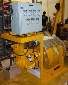 between operator and winch Safety Space Limitations Integrate the winch and rotary