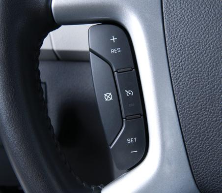 Cruise Control Set Cruise Control 1. Press the On/Off button. The button indicator will illuminate when the system is on. 2. When traveling at the desired speed, press the SET button to set the speed.