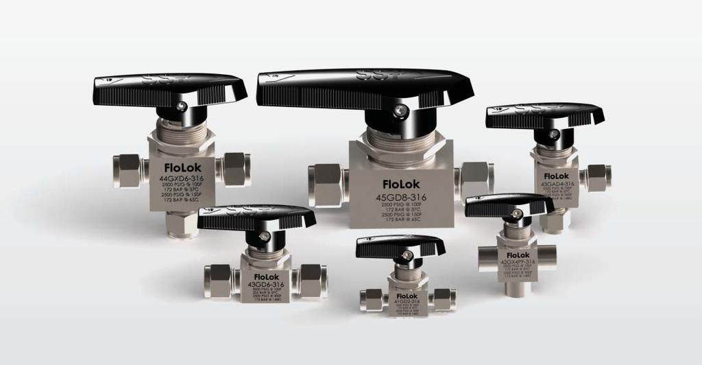 One-Piece Encapsulated Ball Valves EB Series Working Pressure: up to 3000 psig (206 bar) End Connections: 1/16 to 3/4 in.