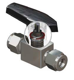 ..14 EB EB Series One-Piece Encapsulated Ball Valves FloLok EB Series ball valves offer important improvements for the most popular valve design used in analytical instrumentation and other medium