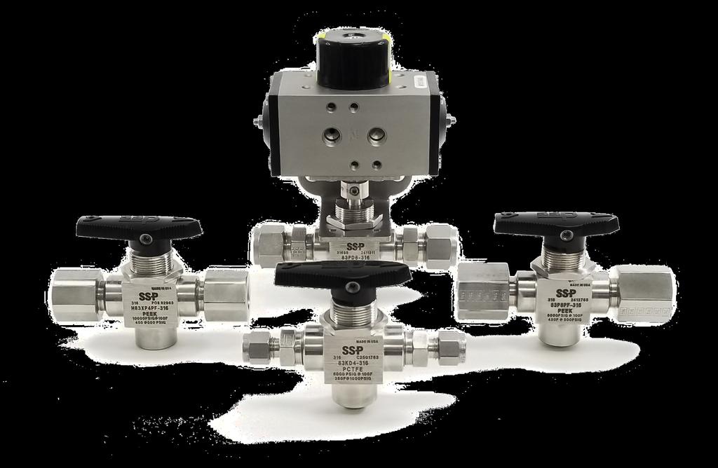 Trunnion Ball Valves Series Working Pressure: up to 10,000 psig (689
