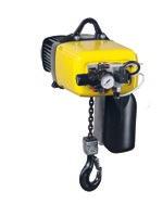hoist Workshop use in the absence of 3-phase power supply, rental use, outdoor use For use in food,