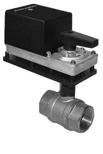 DESCRIPTION & SPEC 2 WAY FULL PORT BALL S For 2 Way control of hot water or chilled water up to 50% Glycol.