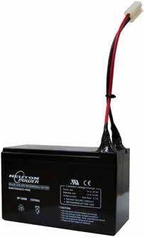 SECURITY BATTERIES Stable and long-term quality Maintenance-free operation Long service