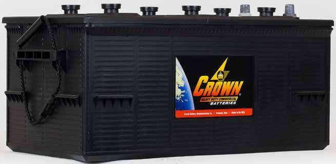 There s a word that industries around the world use when they need a dependable, long-lasting, heavy duty battery: Crown. That s as tough as you can get.