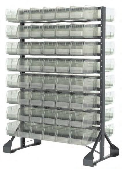 Clear AkroBins Organize inventory and keep parts in clear view with clear AkroBins.