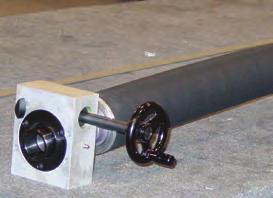 Low rotational inertia with little deflection. Dynamically balanced and mechanically straightened.
