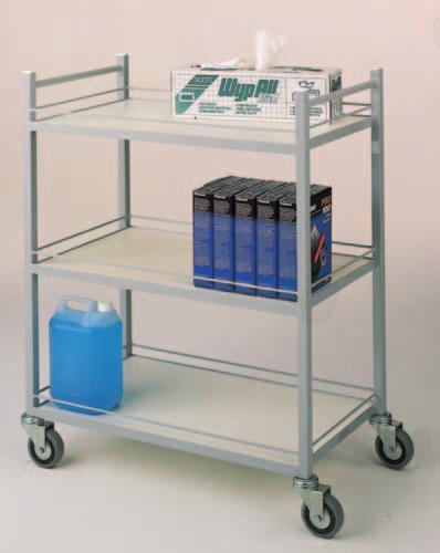 20 Book and Shelf Trolleys Book Trolley Capacity 250kg UDL Double sided with angled shelves Popular design for