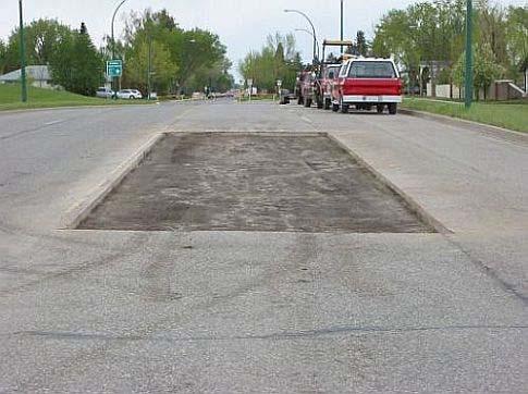 Finished Backfill Leave adequate room for asphalt