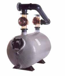 SS SERIES FILTERS HORIZONAL SAND FILTRATION SYSTEMS Featured Highlights 6" Backwash Valve All vessel models are NSF 50 listed End-manways provide easy access for service and maintenance Schedule 80