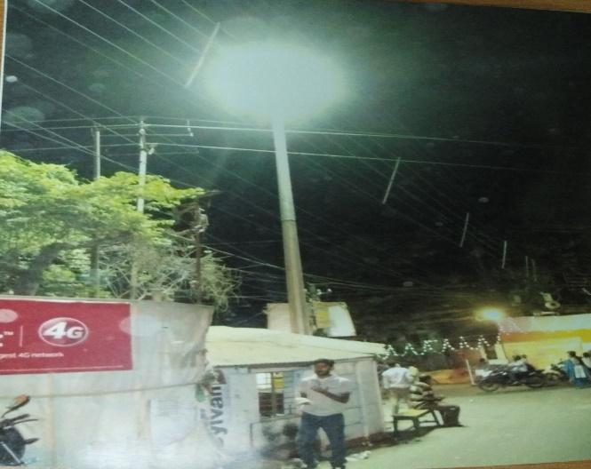 Installation of 2 High Masts with LED Lighting System under Rajpur- Sonarpur Municipality Recently 2 Nos of High Masts with LED Lighting System are being installed in Garia