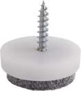 recessed head screw (PZ2), other screw lengths on request Material: galvanised steel Colour: felt grey Screw Length c.