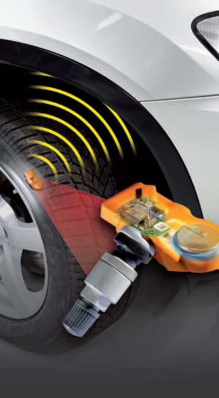 How to Hold the HC1000 It s important to know, that the TPM sensor is installed in the wheel directly behind the valve.