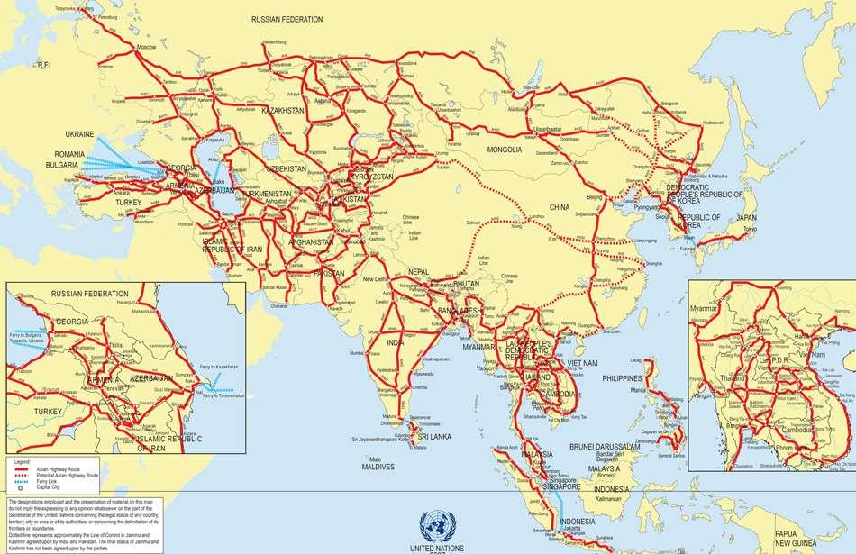 CONNECTION TO THE ASIAN HIGHWAY NETWORK www.nartam.