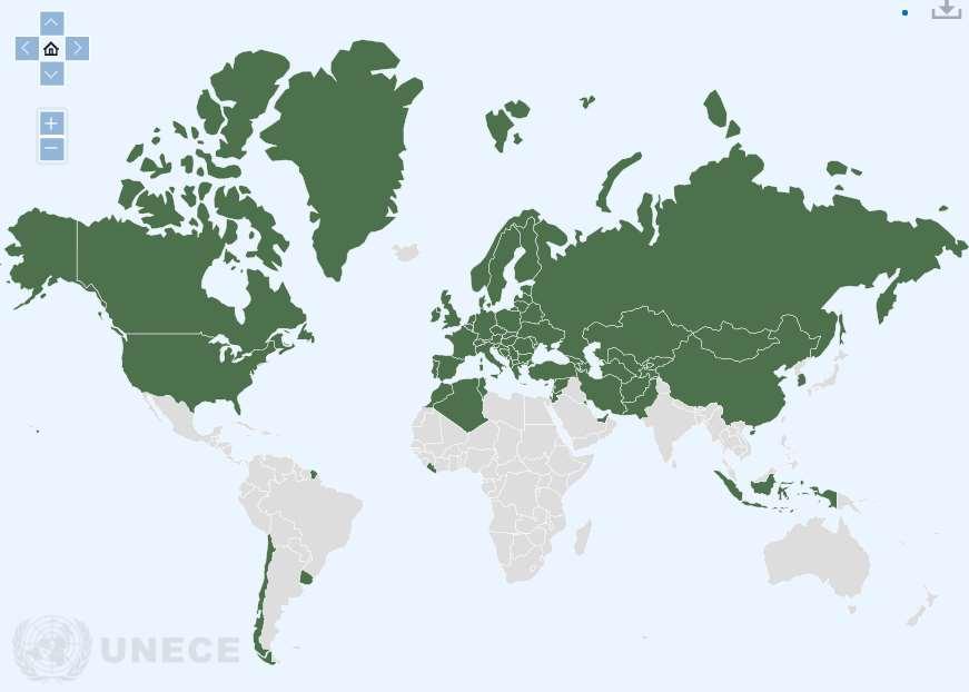 GEOGRAPHICL COVERAGE OF THE TIR Over 70 countries www.nartam.