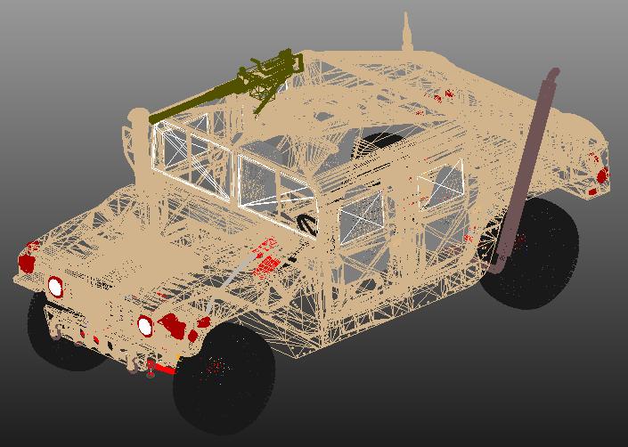 Chassis Vehicle Dynamics Model High Mobility Multi-Purpose Wheeled Vehicle (HMMWV) used by US Army Fully nonlinear model with rigid bodies and lumped masses