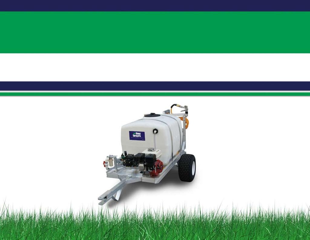 2-Wheel Sprayers Great for: Tree, shrub and turf spraying Pulling with a utility vehicle or compact trailer Lawns, pastures, golf courses, and athletic fields 49 Diaphragm Pump (10 gpm, 560 psi) 50