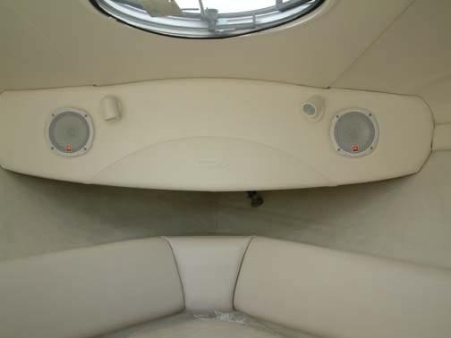 additional filler cushions Bucket seats swivel form a conversation area Cooler is
