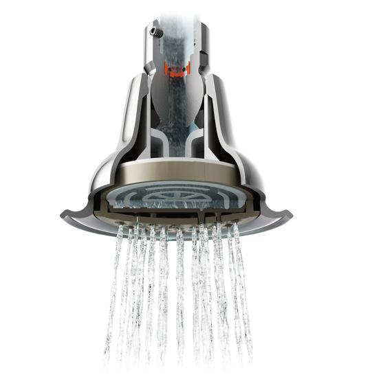 Choose your preferred showerhead: Specify your tub/shower trim kit with the fixed showerhead style you prefer in the flow rate your application requires. Versatile ordering under a single part number.