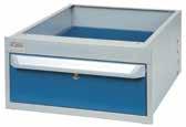 alike by drawer model Custom key options available Capacity: 100 per drawer evenly distributed Aluminum extrusion handles with grey end caps Overall : 18" W x 21" D x 9" H