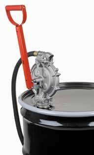 For most acids and corrosives Fits 5 to 55-gallon drums with a 2" bung adaptor Transfer rate: 8 oz.