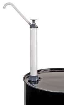 DRUM PUMPS WARNING! Chemical compatibility of a drum or barrel pump should be checked for EACH LIQUID BY CHEMICAL NAME! Please contact your KLETON representative for chemical compatibility.