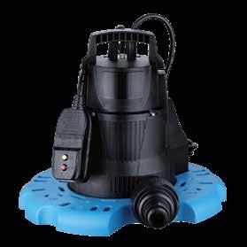 water down to 1/4" Built-in automatic thermal overload protector 25' power cord 3/4'' NPT check valve