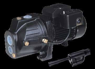 5 DC660 1/2 4400 GPH 5 DUAL VOLTAGE CAST IRON SHALLOW WELL JET PUMP Motor: 1/2 HP Max.
