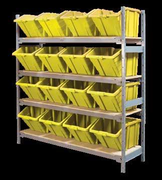 built quickly and easily WIDE SPAN SHELVING WITH