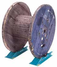 CABLE REEL ROLLERS For winding or dispensing cable, chain, wire, rope and hose