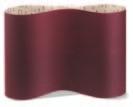 Wide strips of abrasives 04 Name Backing Abrasive grain Glass/Stone Plastics Rubber Leather Paint/Varnish Abrasive belts Paper A q w q q WIDE E, F Dimensions B x L Seam Packaging (units) Grit size /
