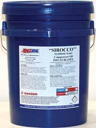 AMSOIL SIROCCO Synthetic Compressor Oil AMSOIL SIROCCO Synthetic Compressor Oil (SEI) is a superior-quality lubricant formulated with premium synthetic ester technology.
