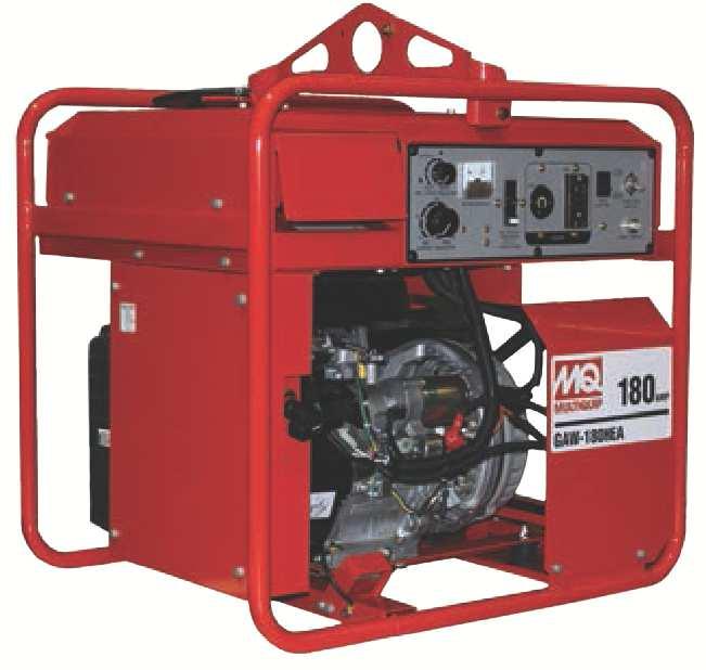 GA135H 135 amp welder 1.5k AC output Permanent magnet alternator design significantly reduces overall weight compared to other welders in its class.