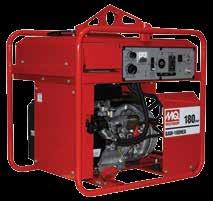 GA135H 135 amp welder 1.5k AC output Honda gas engine Permanent magnet alternator design significantly reduces overall weight compared to other welders in its class.