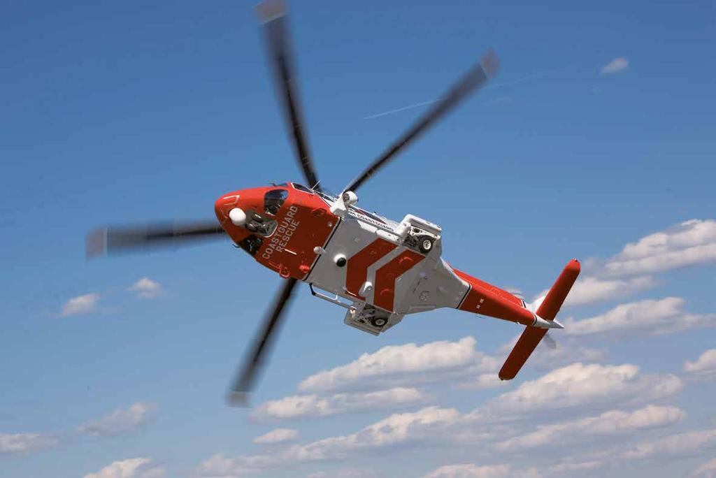 SUPERIOR PERFORMANCE IN ALL CONDITIONS The AW139 provides Search and Rescue (SAR) operators bestin-class performance, high cruise speed (165 knots / 306 kph), long range of (up to 675 nm / 1250 km)