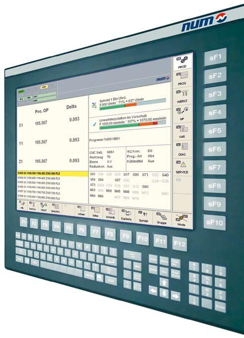 Page 4 5 Operating panels for every application: active, passive and expandable The wide range of NUM operating panels offers just the right concept for each application.