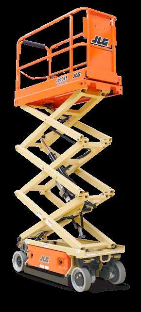 ELECTRIC SCISSOR LIFTS Experience double the battery life of