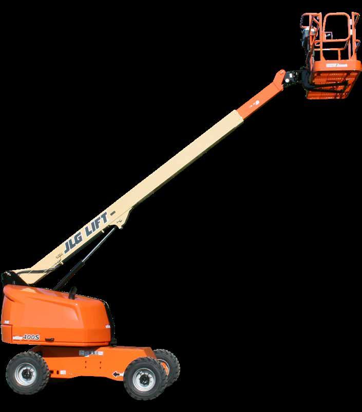 ENGINE POWERED ARTICULATING AND TELESCOPIC BOOM LIFTS Get the reach and power necessary for superior