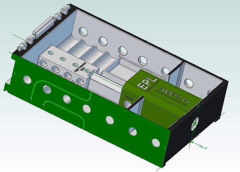 enables embedded propellant lines in chassis wall For a 6U Configuration 2.