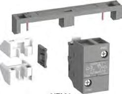 AF09... AF96 3-pole contactors: Main accessories continued Main Accessories Contactors For contactors Auxiliary contacts Order Code Front-mounted instantaneous auxiliary contact blocks AF09.