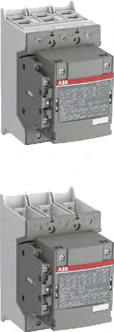 Contactors AF6... AF370 3-pole contactors AF6...AF40 contactors are mainly used for controlling 3-phase motors and power circuits up to 690 V AC, AF46.