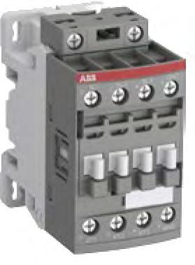 Features Contactors AF09-AF96- Control circuit: AC or DC operated with electronic coil interface accepting a wide control voltage range (e.g. 00.