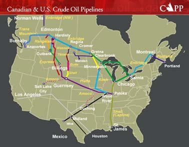 Introduction - III An extensive pipeline network exists to transport oil sands derived crude from Western Canada to refineries The oil sands derived diesel fuels that were used in this