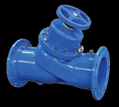 Static Balancing Valve BSPX Series PN16 Flanged No Component Material 1 Body Ductile Iron GGG40 2 Sealing Ring EPDM 3 Bonnet Ductile Iron
