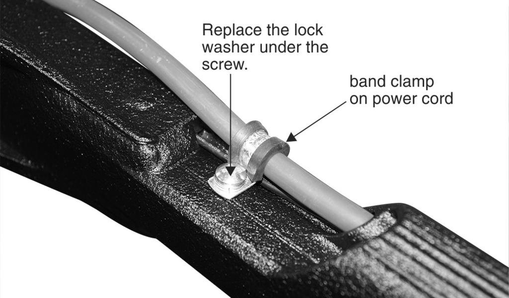 holding the band clamp in place (Figure 13). Otherwise, you may not be able to extend or retract the tow bar inner arm.
