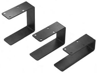 ABDUCTION WEDGE INTERFACE BRACKETS These brackets are used to mount an Abduction Wedge Pad.