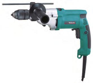 rotation Part Number: HP1630K 13mm 2 Speed Hammer Drill This power packed hammer drill will take on the