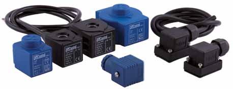 CHAPTER 9 STANDARD COILS AND CONNECTORS APPLICATION For the NC (normally-closed) solenoid valves presented in Chapters 1, 2, 3, 6, and 7, Castel provides its customers with the following new series